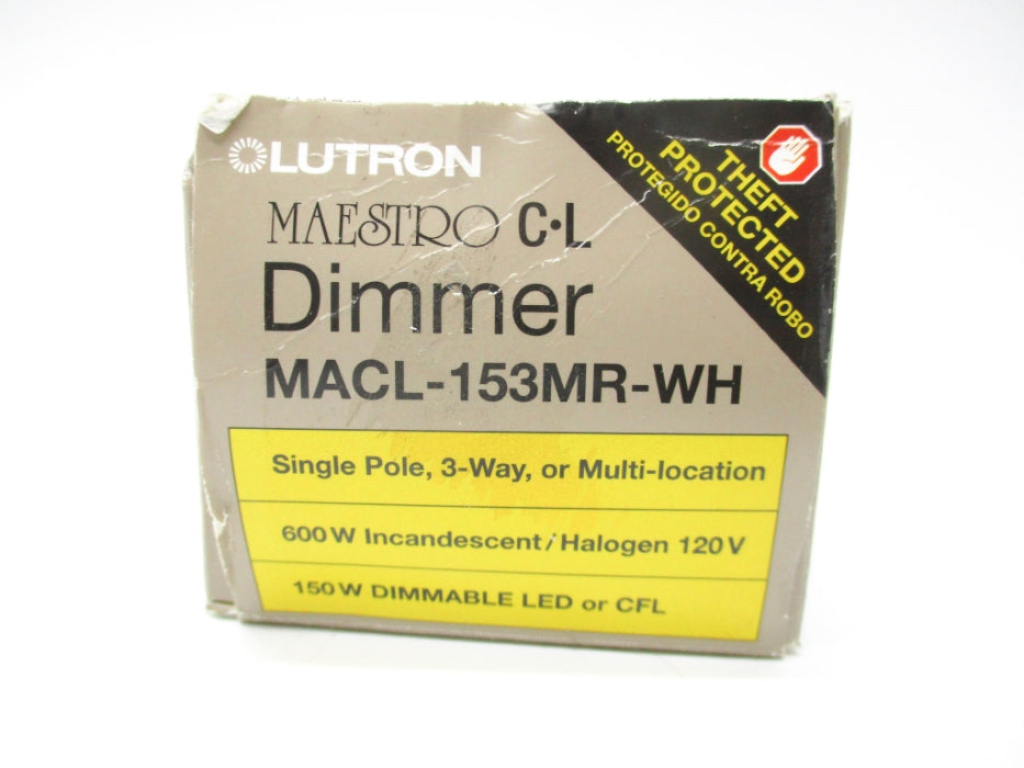 LUTRON MACL-153MR-WH NSMP