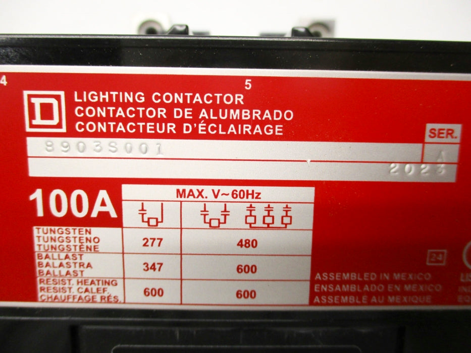 SQUARE D 8903S001 110/120V 100A NSNP