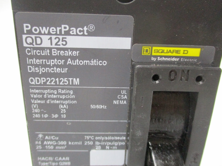 SQUARE D QDP22125TM 240V 125A NSNP