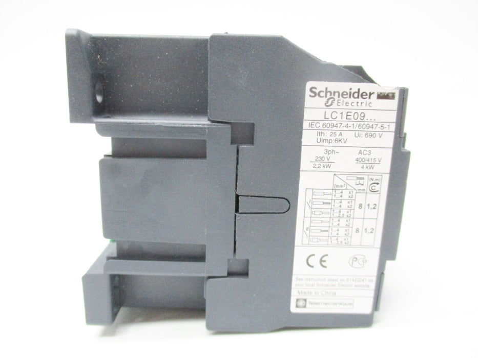 SCHNEIDER ELECTRIC LC1E0901M7 230V (AS PICTURED) NSNP