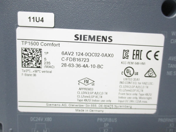 SIEMENS 6AV2124-0QC02-0AX0 NSNP