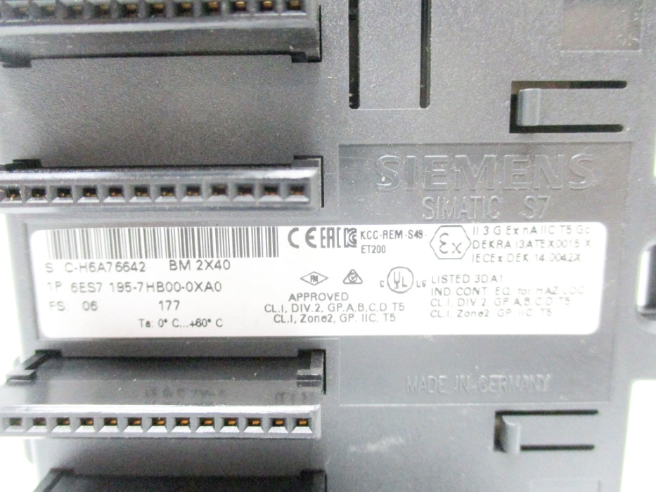 SIEMENS 6ES7195-7HB00-0XA0 NSNP