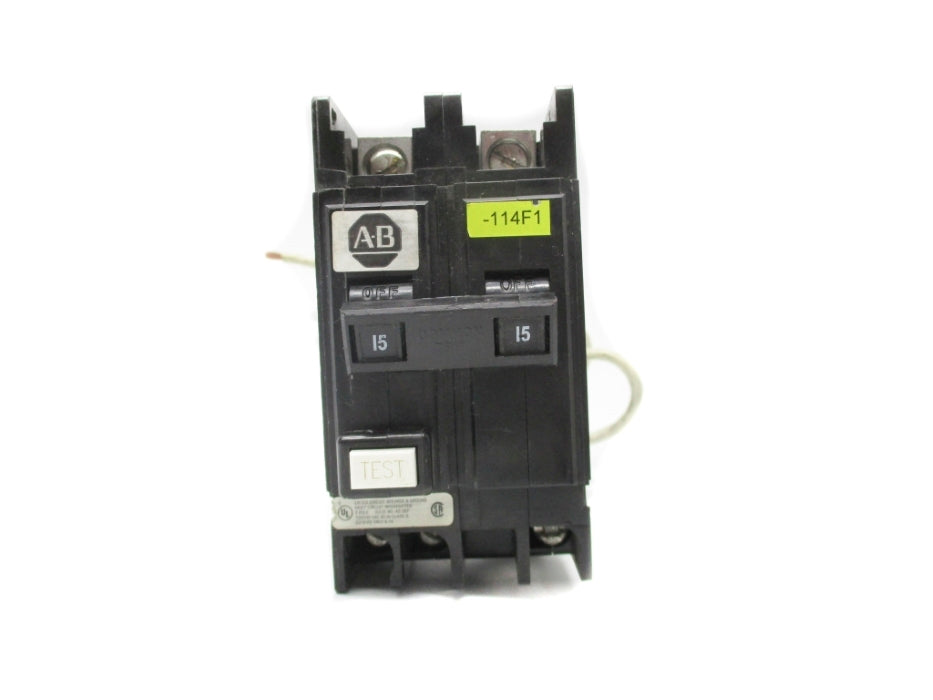 ALLEN BRADLEY 1492-MCGA215 SER. A 120/240V 15A UNMP