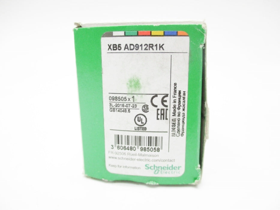 SCHNEIDER ELECTRIC XB5AD912R1K (AS IS) NSMP
