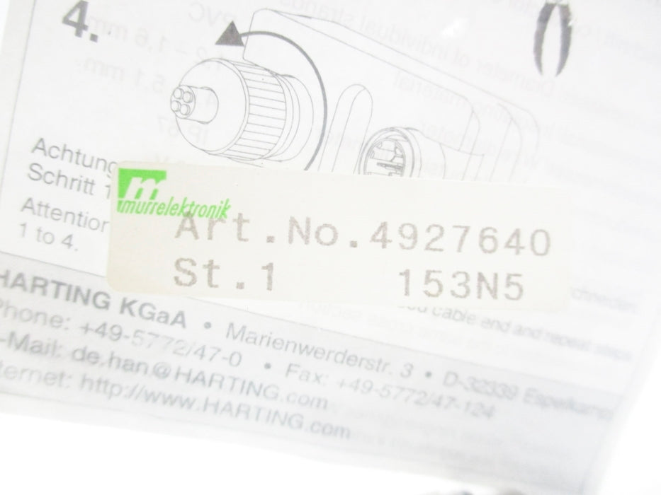 MURR ELEKTRONIK 4927640 NSMP
