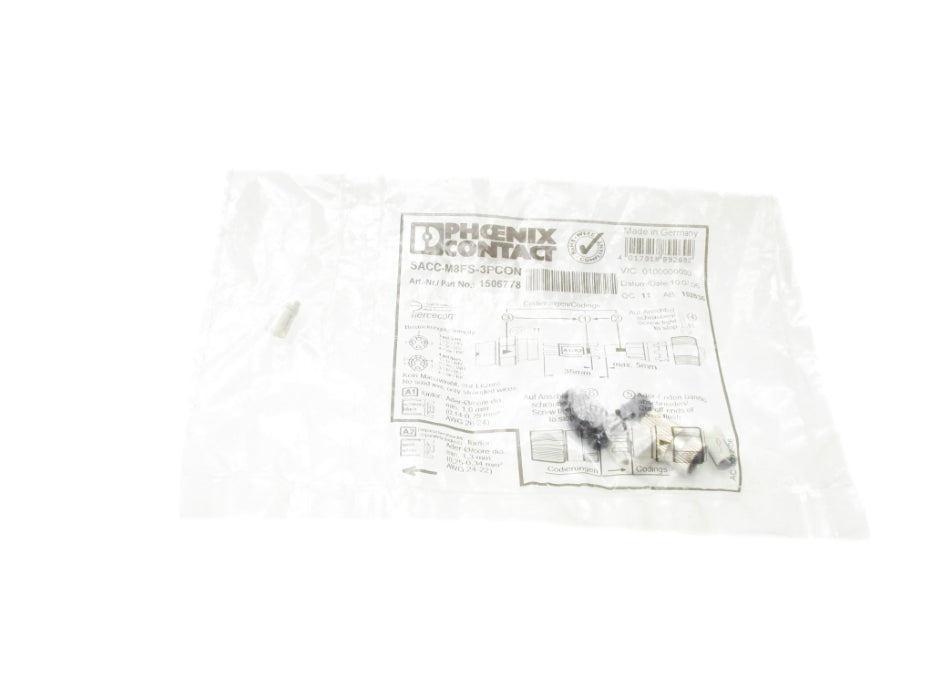 PHOENIX CONTACT SACC-M8FS-3PCON NSMP
