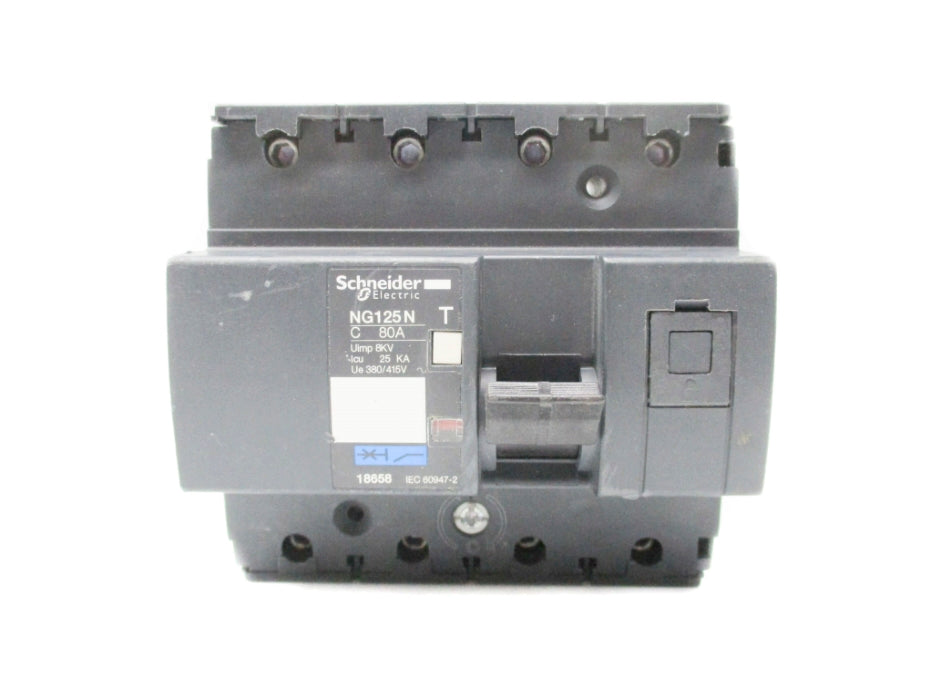 SCHNEIDER ELECTRIC NG125N 18658 80A 415V UNMP