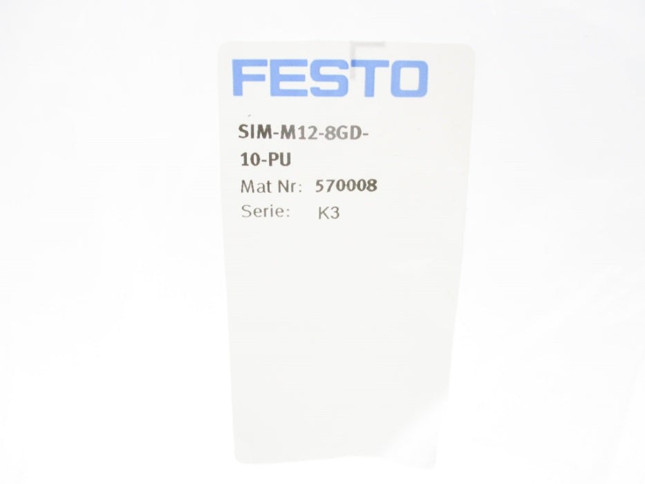 FESTO SIM-M12-8GD-10-PU 570008 NSMP