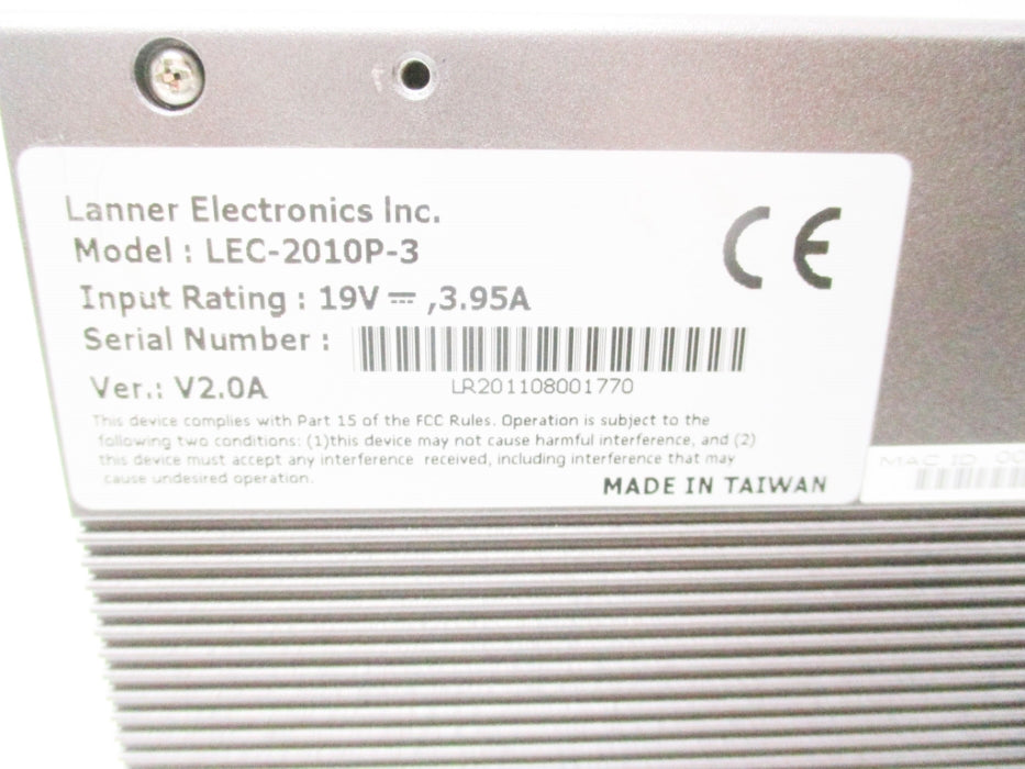 LANNER ELECTRONICS LEC-2010P-3 UNMP