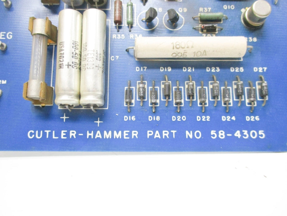 CUTLER HAMMER 58-4305 UNMP