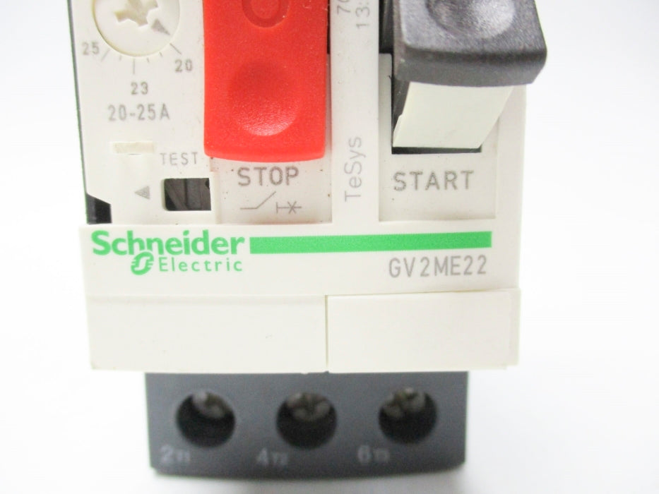 SCHNEIDER ELECTRIC GV2ME22 20-25A (AS PICTURED) UNMP