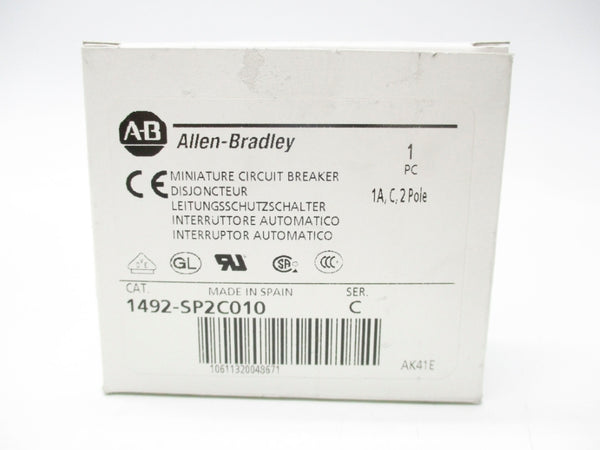 ALLEN BRADLEY 1492-SP2C010 SER. C 415VAC 1A NSMP