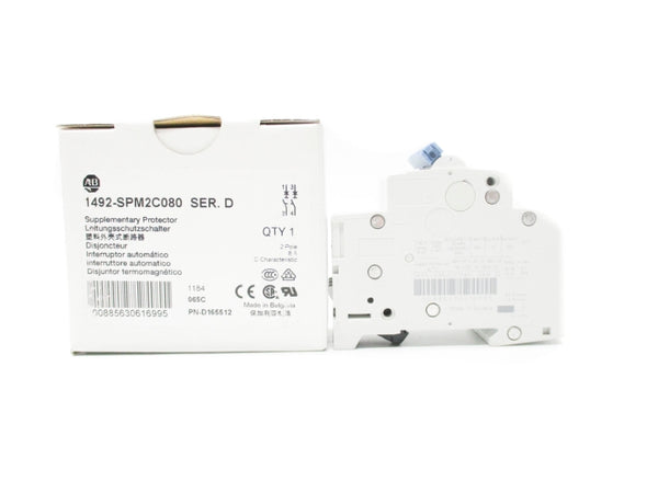 ALLEN BRADLEY 1492-SPM2C080 SER. D 8A 440V NSMP