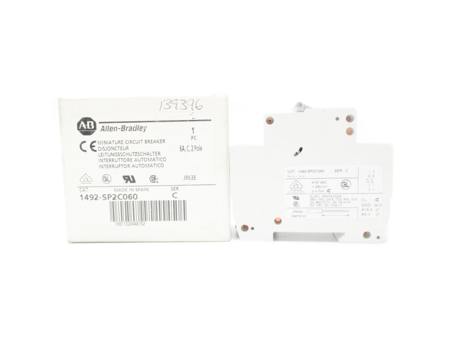 ALLEN BRADLEY 1492-SP2C060 SER. C 6A 415V NSMP