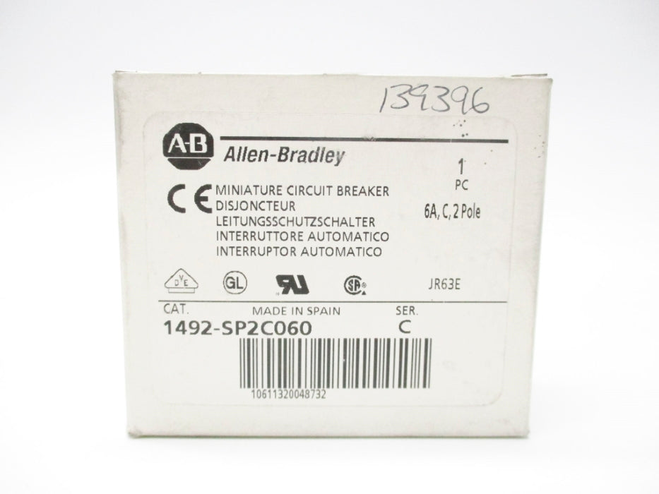 ALLEN BRADLEY 1492-SP2C060 SER. C 6A 415V NSMP