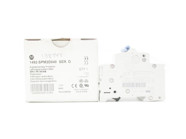 ALLEN BRADLEY 1492-SPM2D040 SER. D 4A NSMP