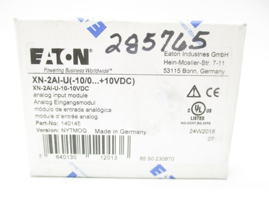 EATON XN-2AI-U-10-0-10VDC NSMP