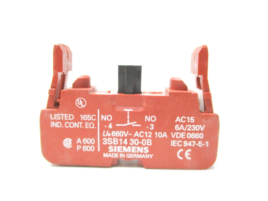 SIEMENS 3SB1430-0B 10A 230V UNMP