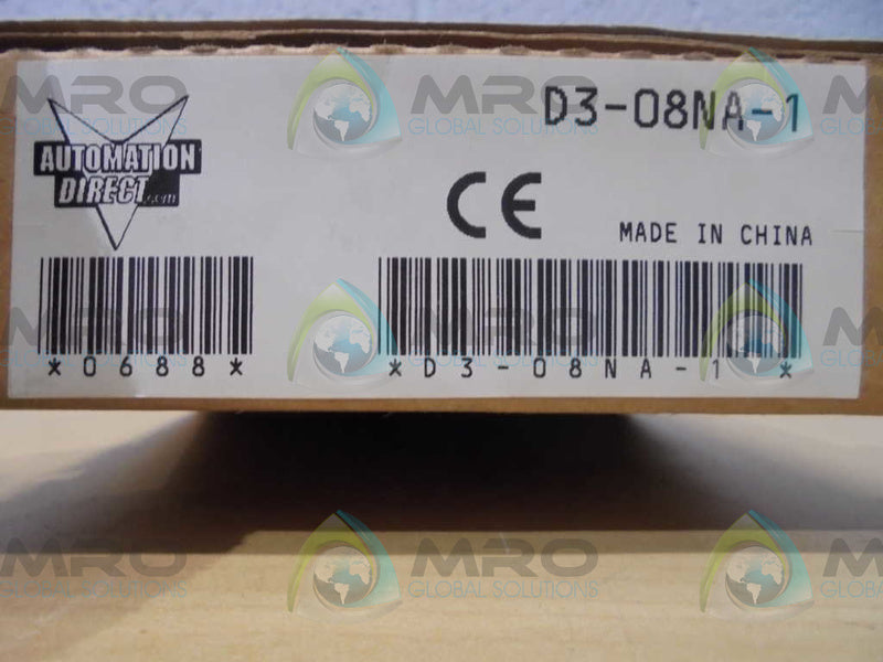 AUTOMATION DIRECT D3-08NA-1 * FACTORY SEALED *