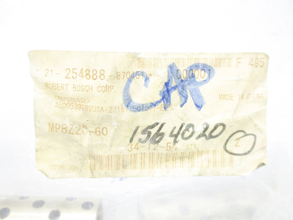 MISUMI MPBZ20-60 (PKG OF 2) NSMP