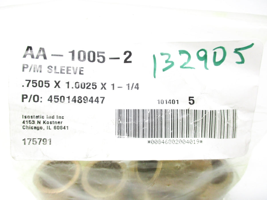 ISOSTATIC AA-1005-2 (PKG OF 5) NSMP