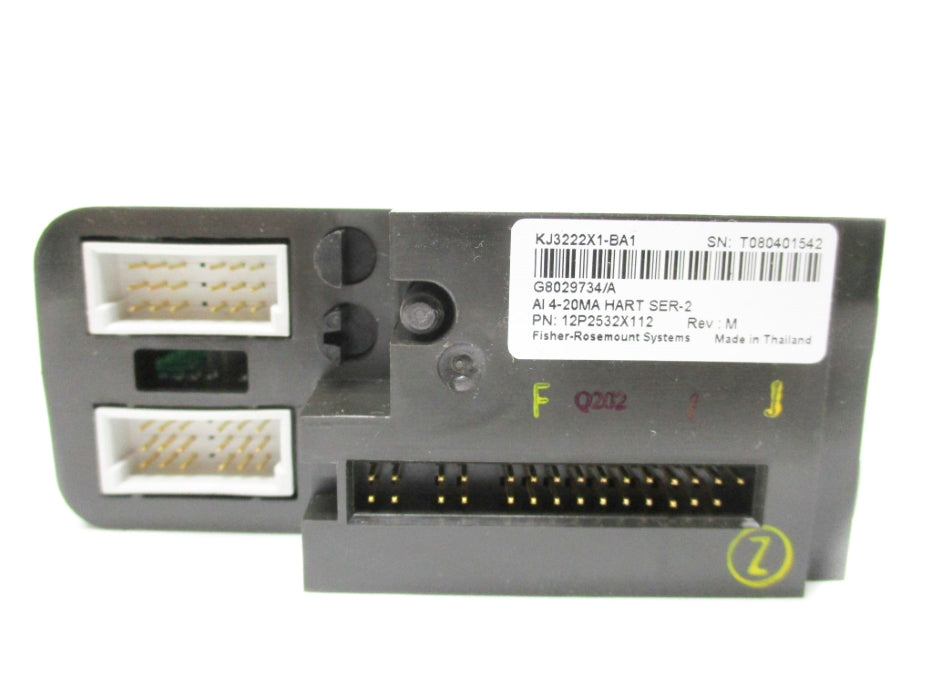 FISHER ROSEMOUNT KJ3222X1-BA1 12P2532X112 REV. M NSMP
