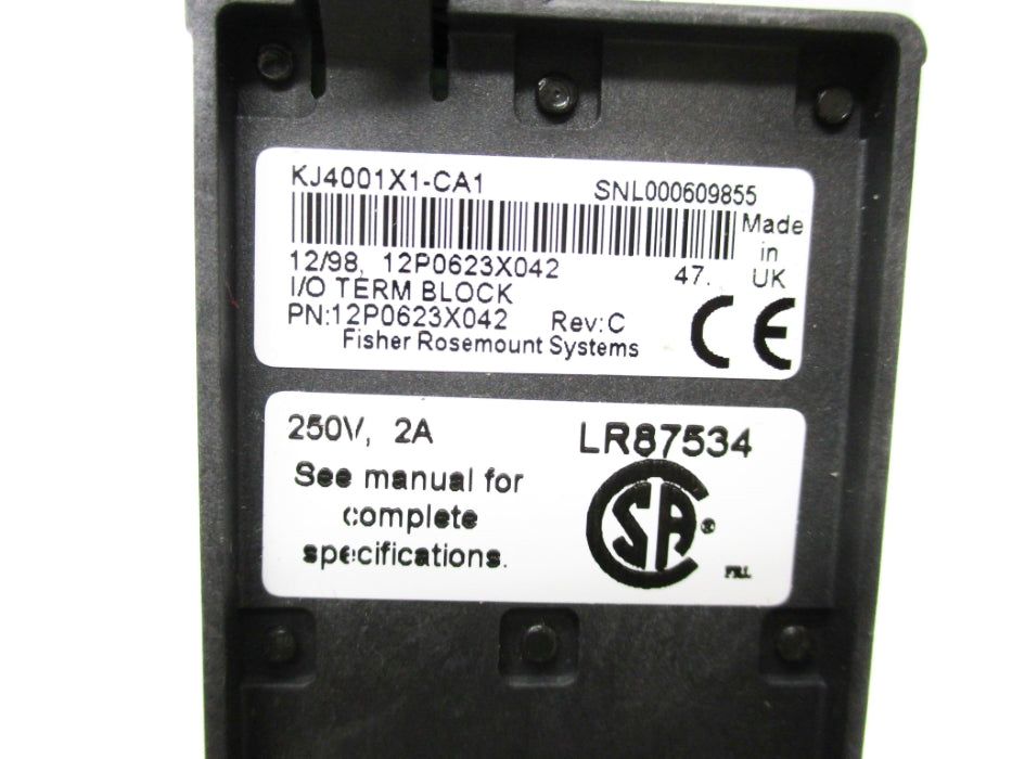 FISHER ROSEMOUNT KJ4001X1-CA1 12P0623X042 REV. C NSNP