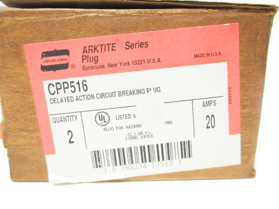 CROUSE HINDS CPP516 (PKG OF 2) NSMP