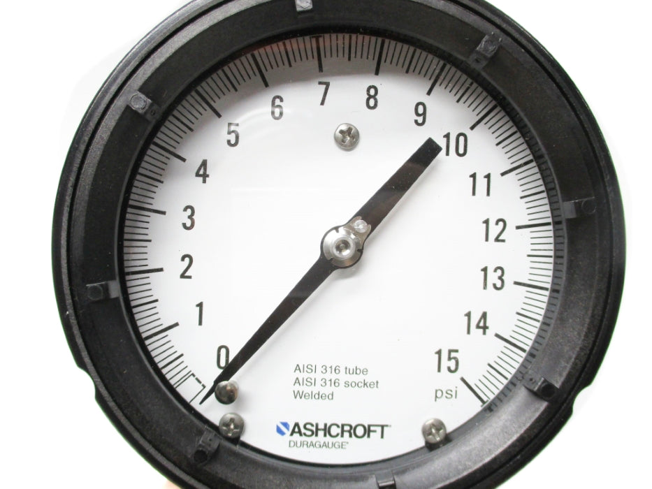 ASHCROFT 45-1279SS-04L 0-15PSI NSMP