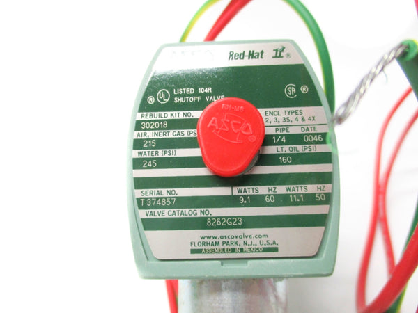 ASCO 8262G23  440/480V 245PSI NSMP
