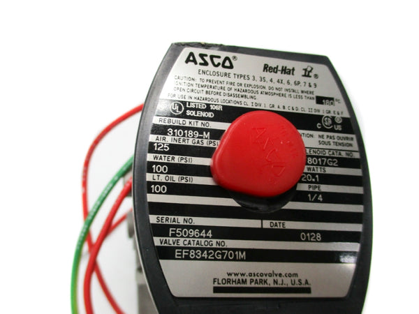 ASCO EF8342G701M 120V 100PSI NSMP