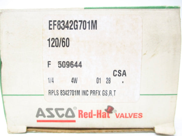 ASCO EF8342G701M 120V 100PSI NSMP