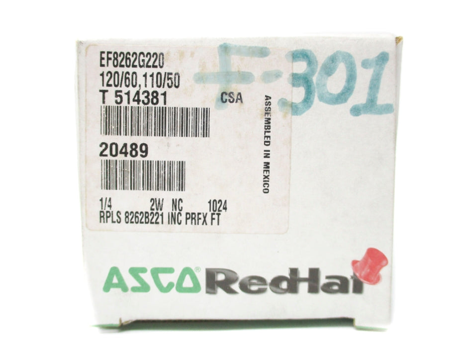 ASCO EF8262G220 110/120V 200PSI NSMP