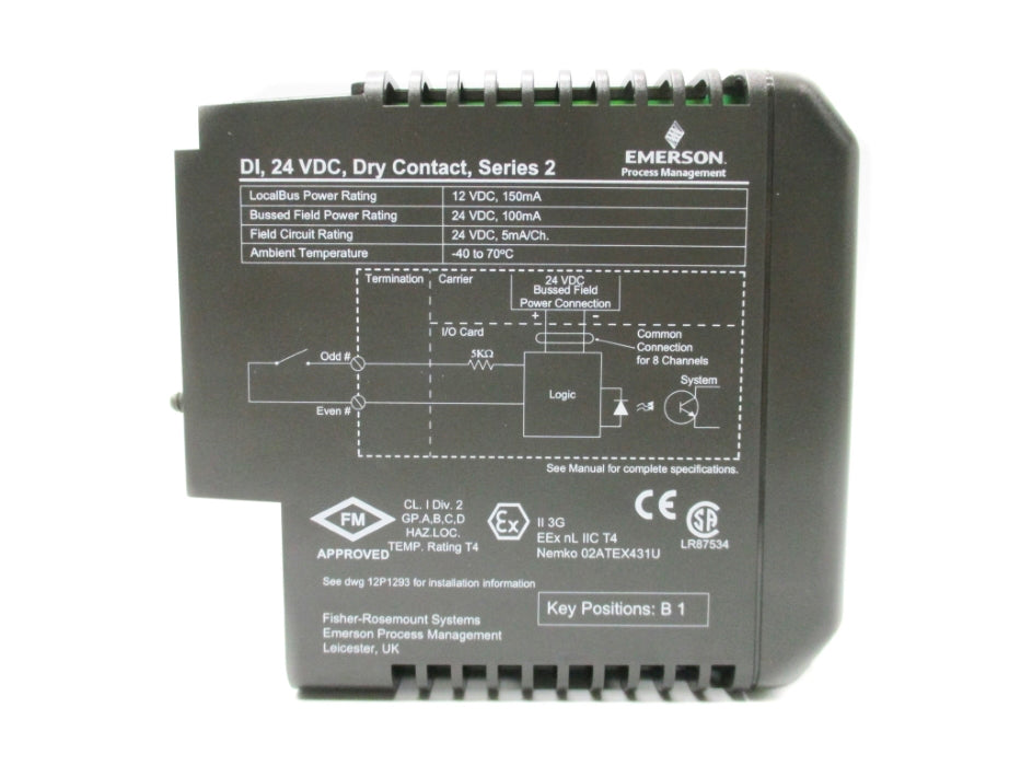 FISHER ROSEMOUNT KJ3201X1-BA1 12P2535X052 REV. F UNMP