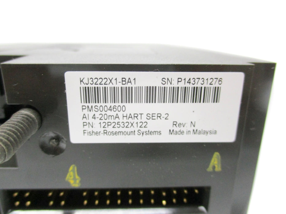 FISHER ROSEMOUNT KJ3222X1-BA1 12P2532X122 REV. N UNMP