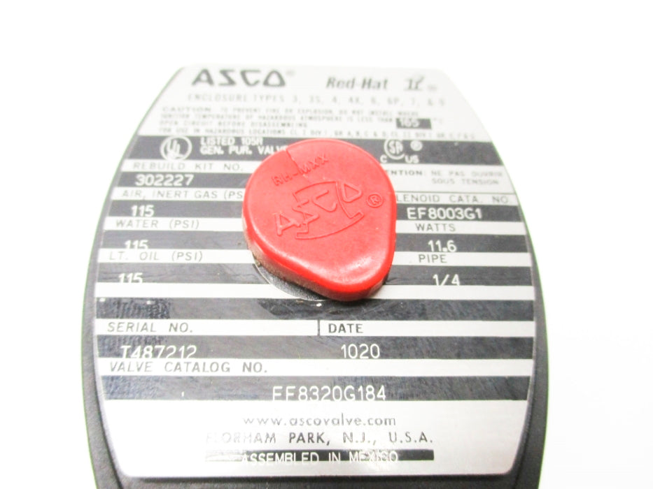 ASCO EF8320G184 115PSI NSNP