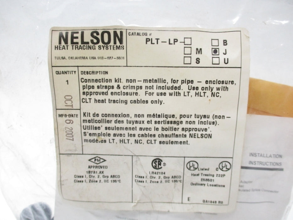 NELSON PLT-LP-J NSMP