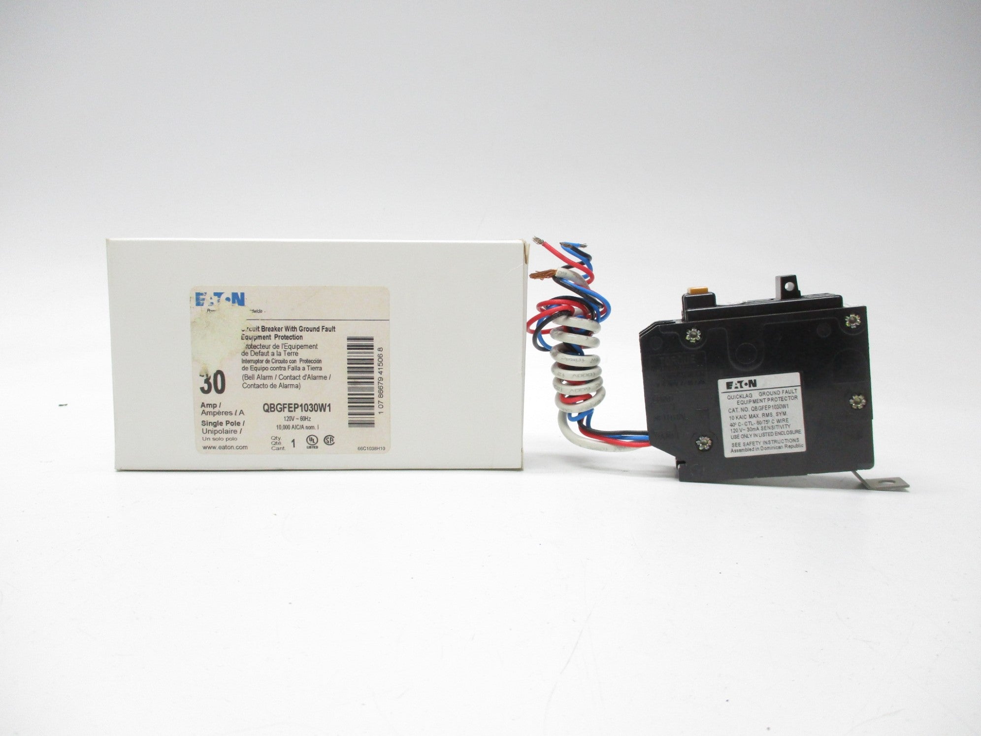 EATON QBGFEP1030W1 120V 30A NSMP