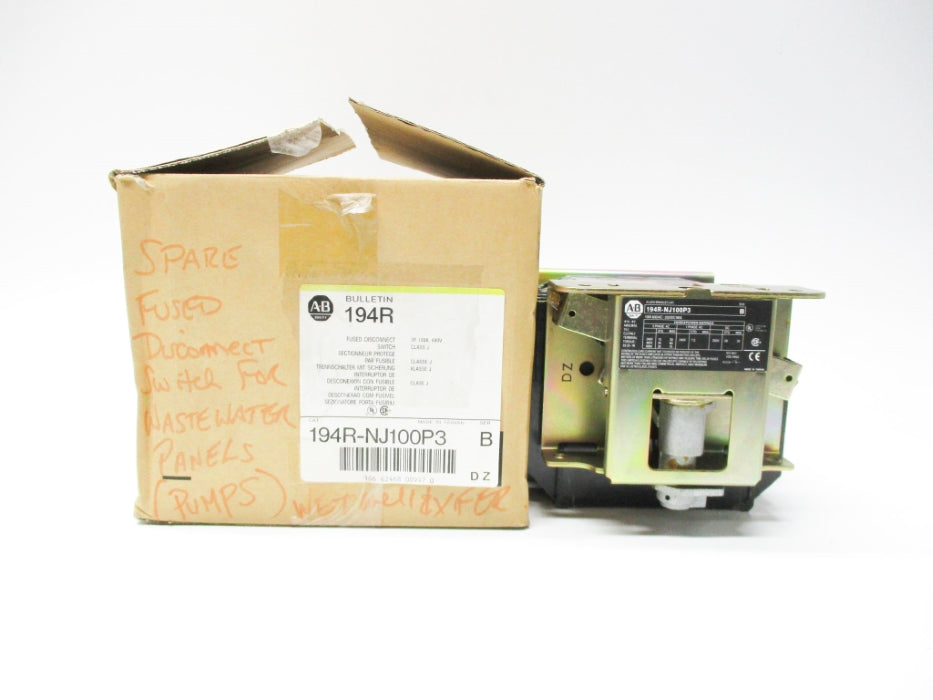 ALLEN BRADLEY 194R-NJ100P3 SER. B (BR/WH) NSMP