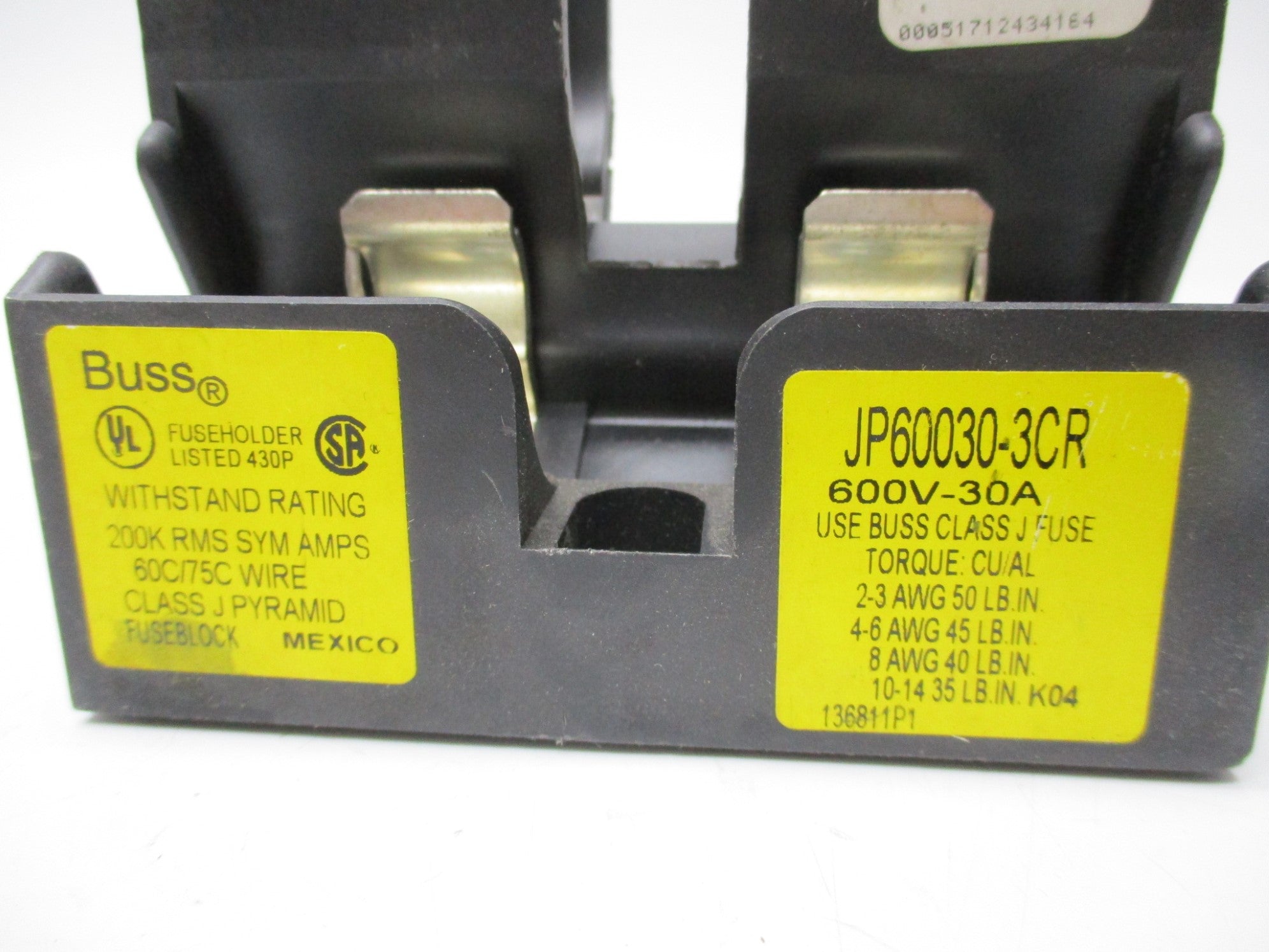 BUSS JP60030-3CR 600V 30A NSNP