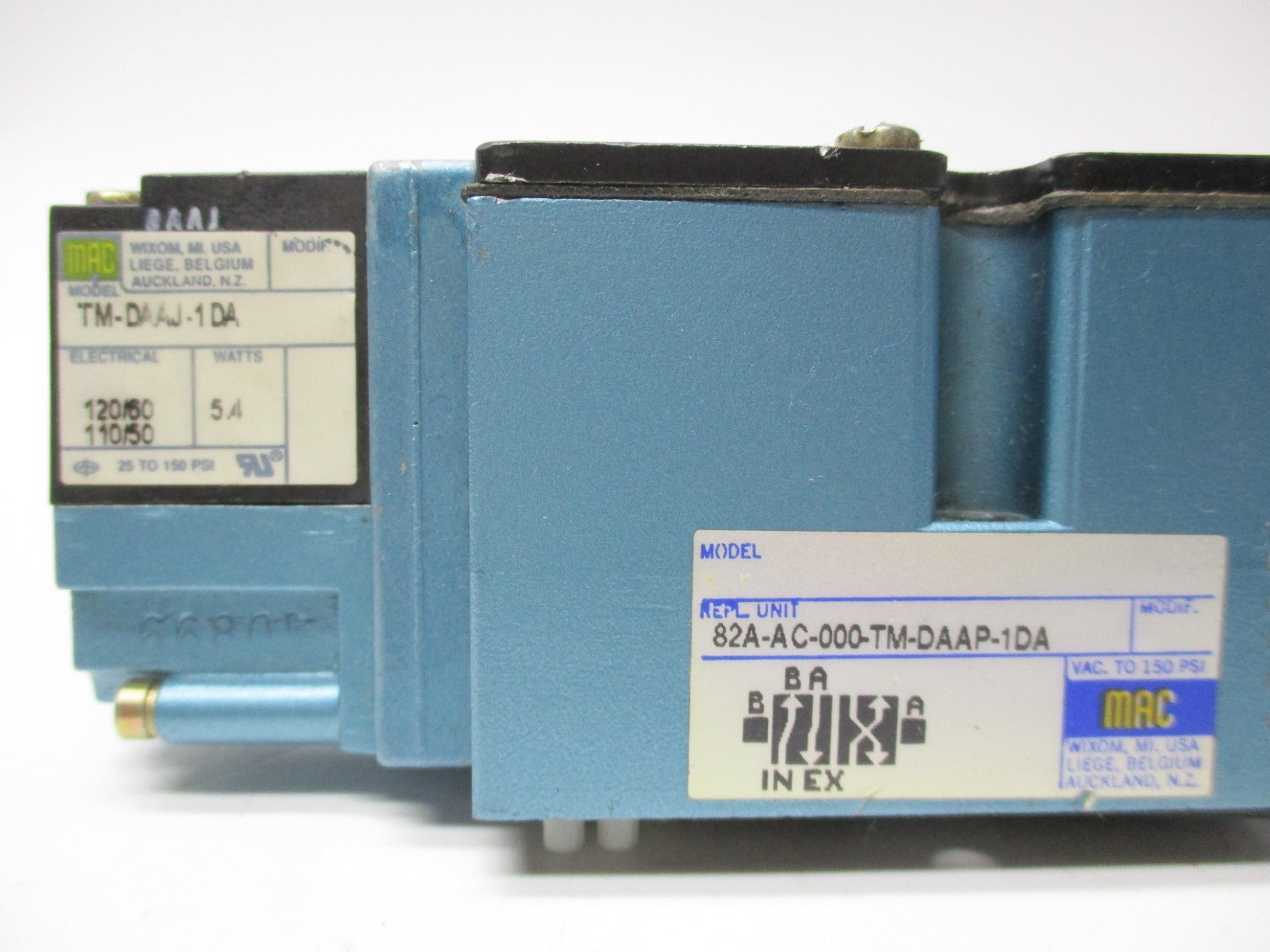 MAC 82A-AC-000-TM-DAAP-1DA 120V 150PSI UNMP