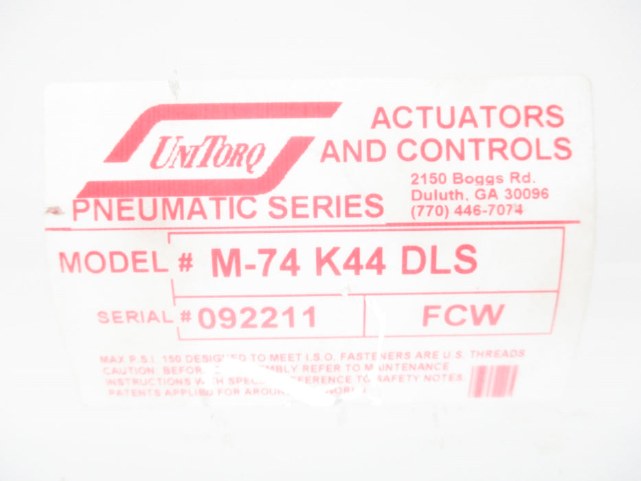 UNITORQ M-74K44DLS 150PSI NSNP