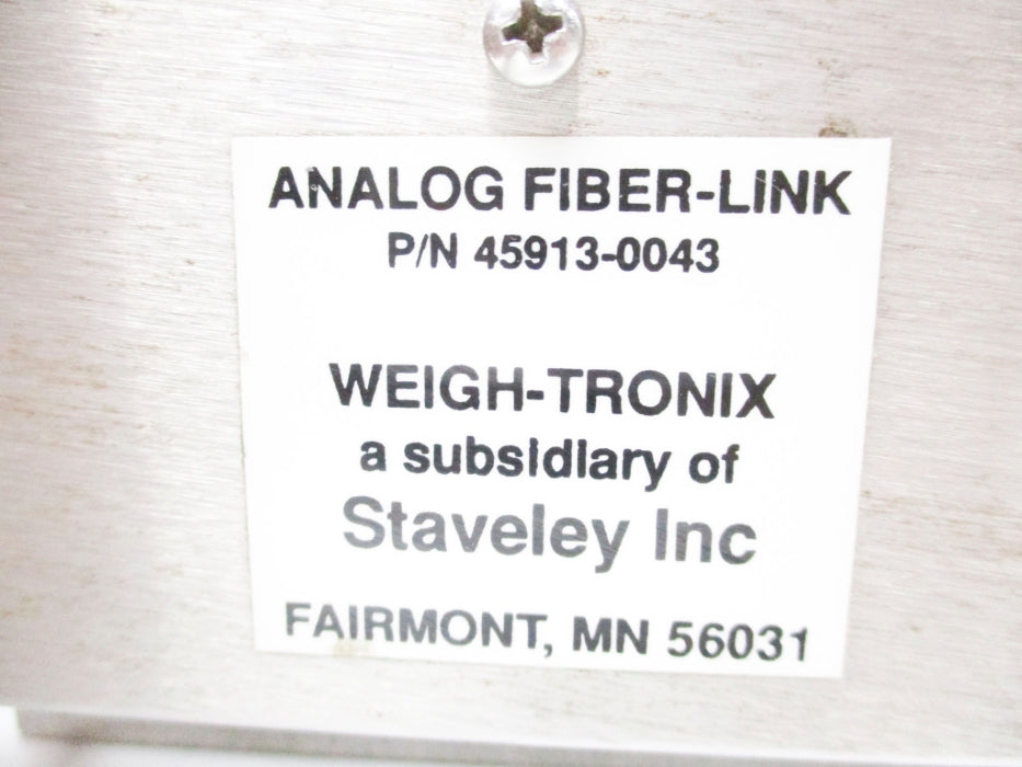 WEIGH-TRONIX 45913-0043 UNMP