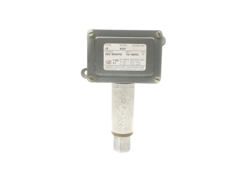 UNITED ELECTRIC J6-612V 200-3000PSI NSNP