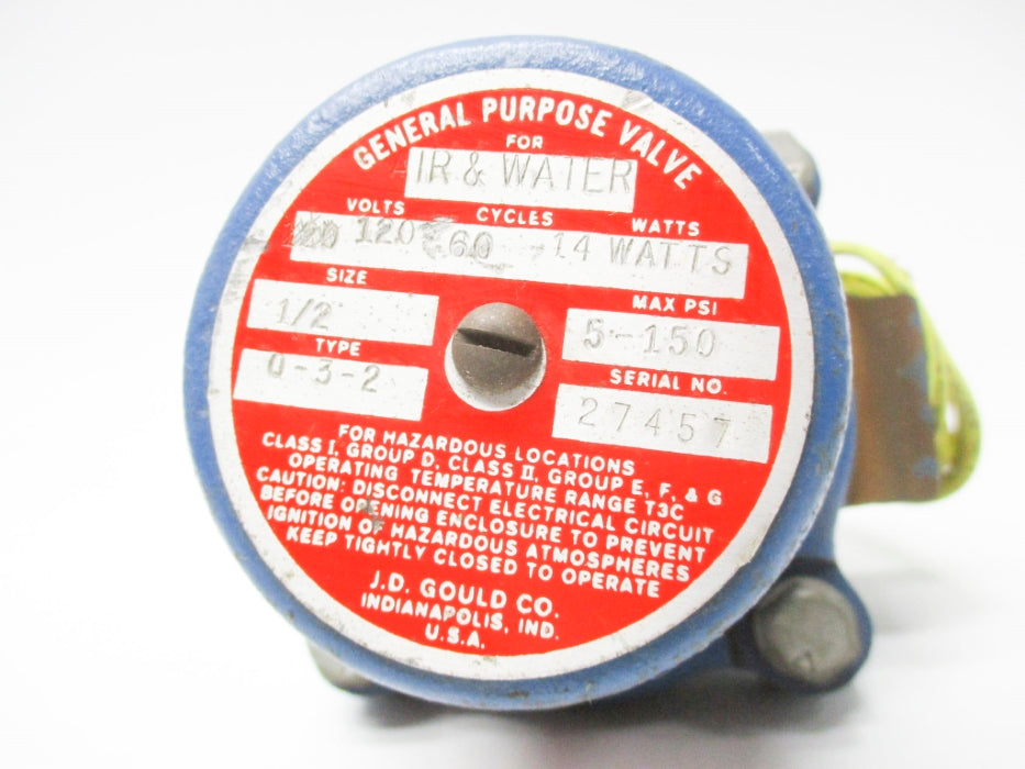 GOULD Q-3-2 5-150PSI UNMP