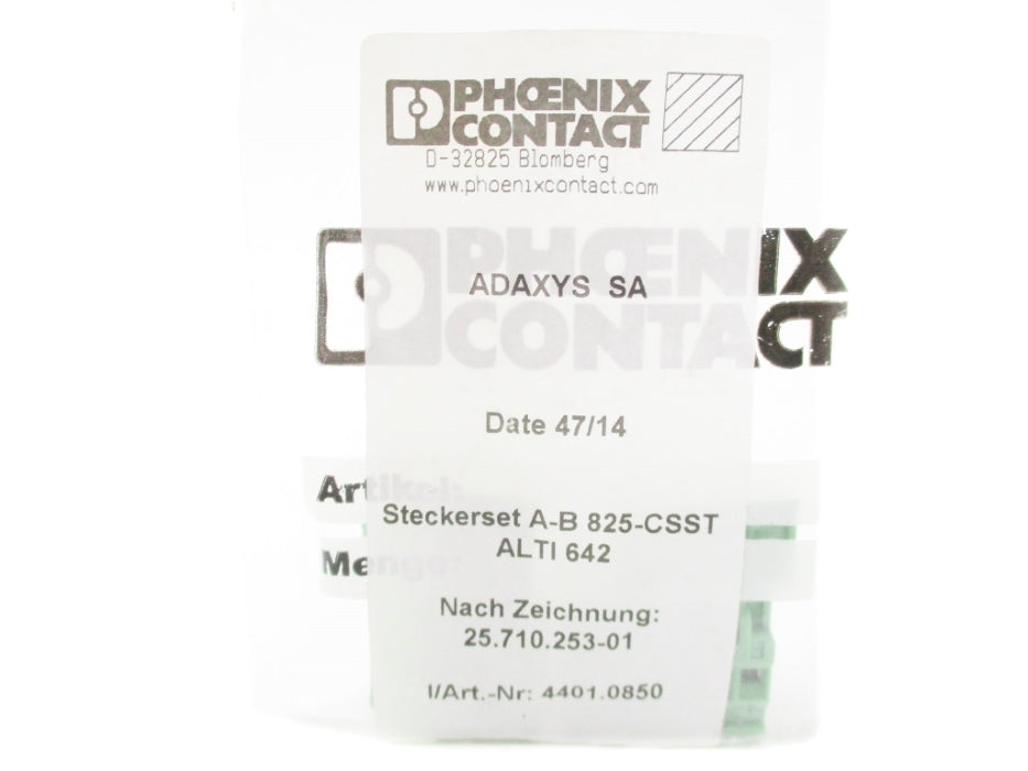 PHOENIX CONTACT 4401.0850 (PKG OF 4) NSMP