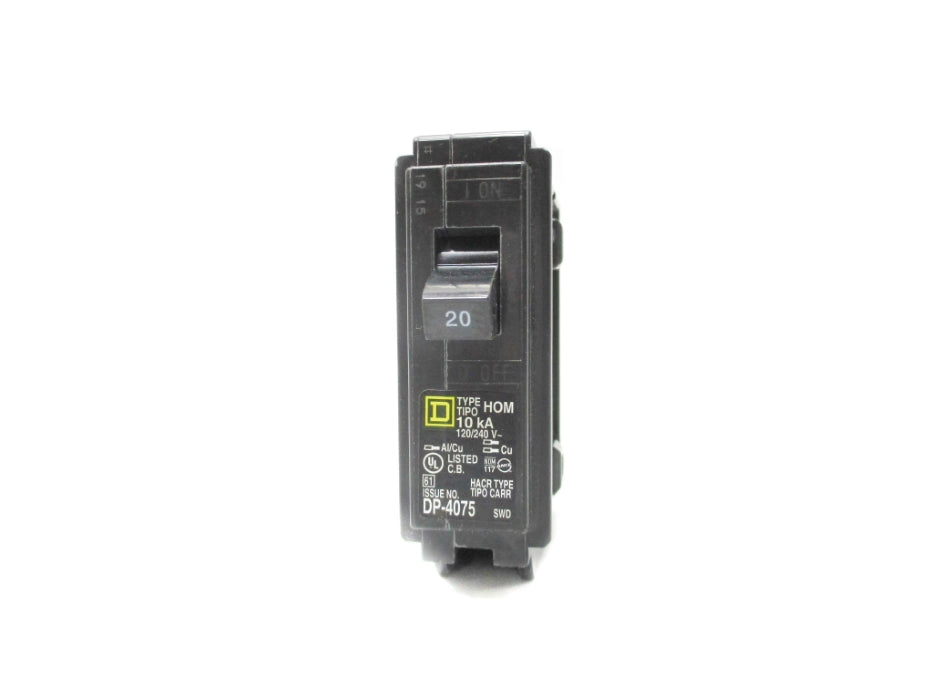 SQUARE D HOM120 120/240V 20A UNMP