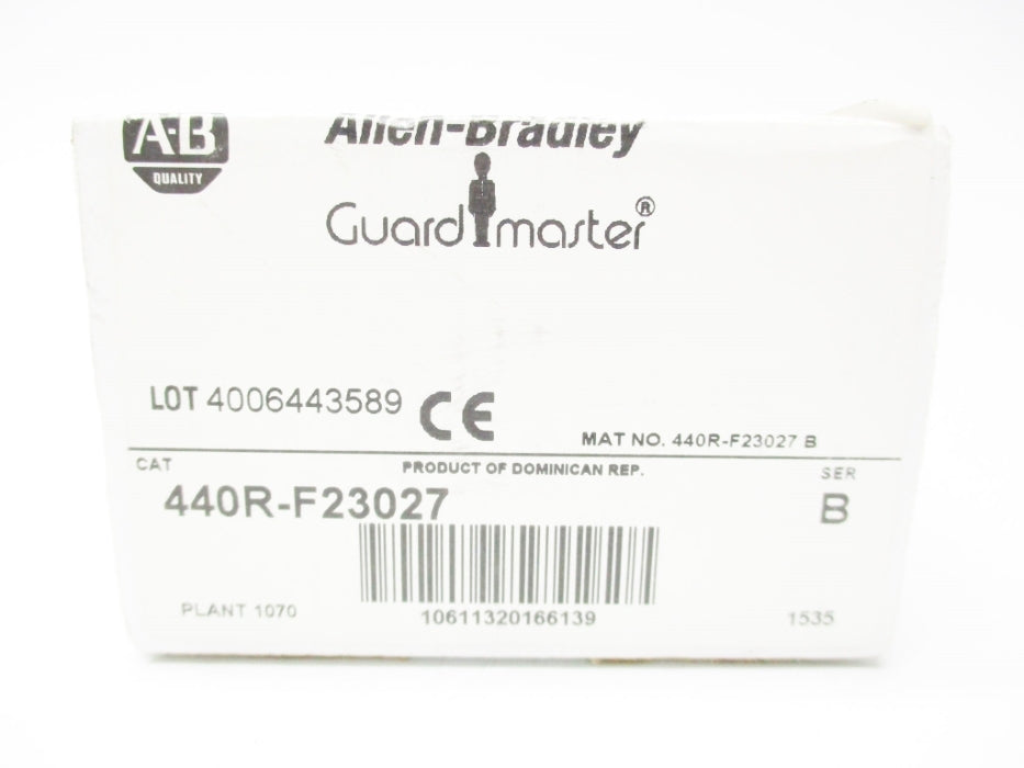 ALLEN BRADLEY 440R-F23027 SER. B 24VAC/DC (WH) NSMP