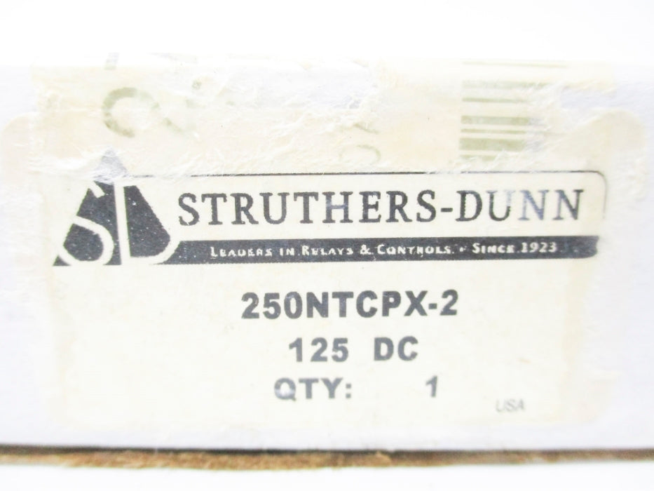 STRUTHERS-DUNN 250NTCPX-2 125VDC NSMP