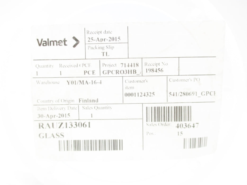 VALMET RAUZ133061 NSNP